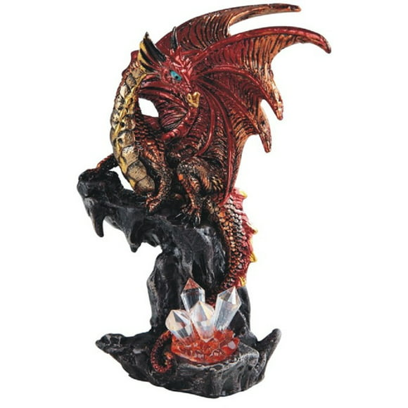 Red Dragon Hatching Collectible Figurine Statue Sculpture Figure